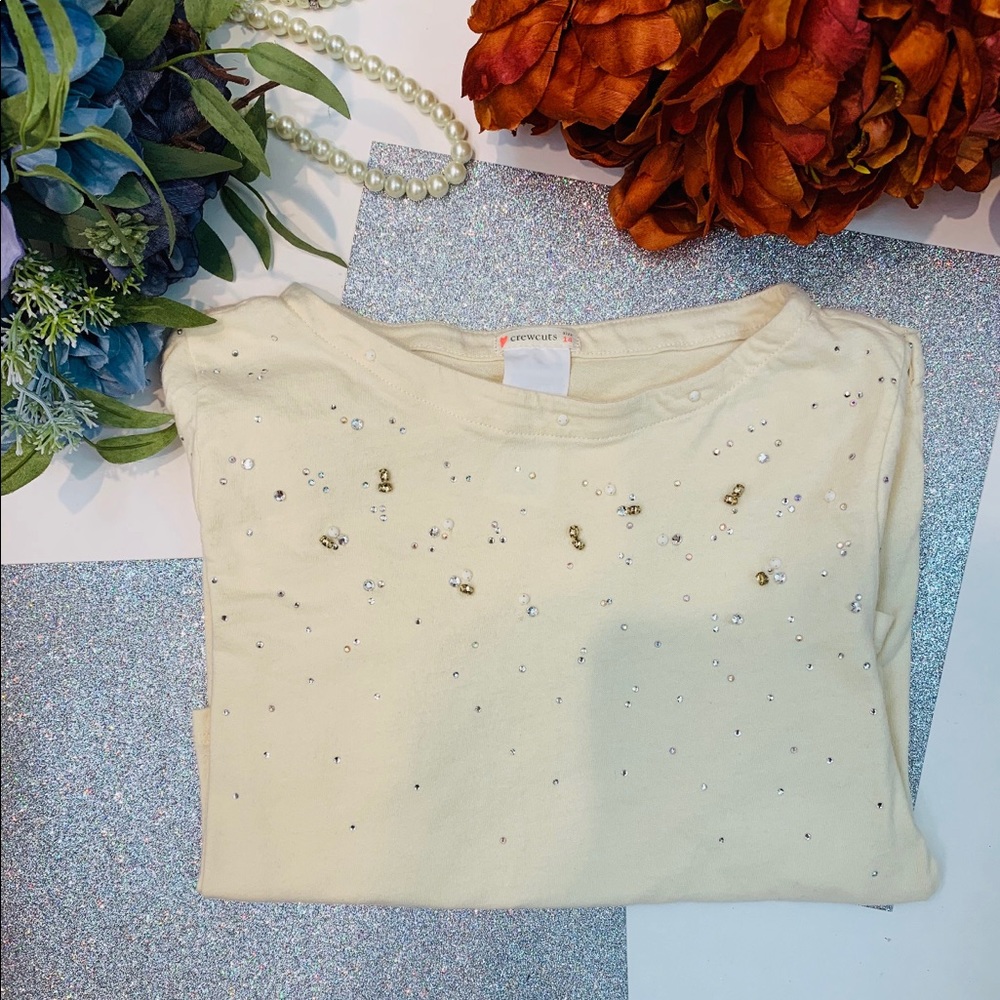 Crewcuts Long Sleeve Jeweled Shirt🌟✨